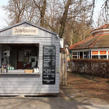Wohlfuehlboot Hausboot - Festlieger Im Hafen Bad Saarow - Wc An Bord, Dusche An Land Hotel Eksteriør billede