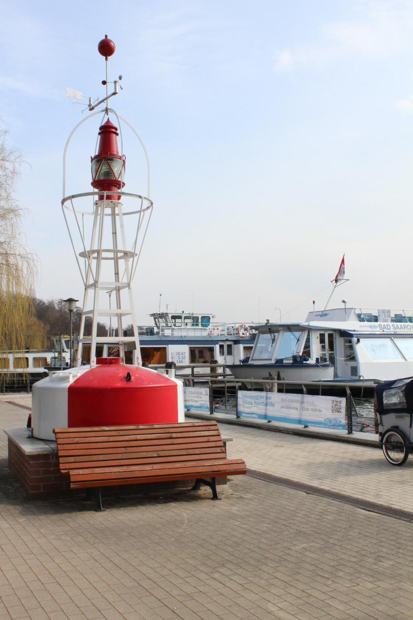 Wohlfuehlboot Hausboot - Festlieger Im Hafen Bad Saarow - Wc An Bord, Dusche An Land Hotel Eksteriør billede